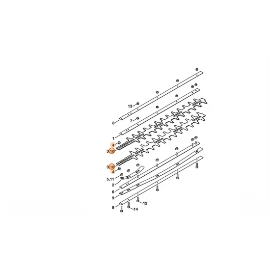 STIHL  Nóż / noże 550 mm / 22